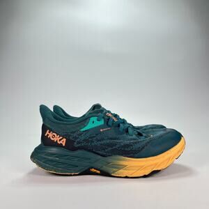HOKA Speedgoat 5 GTX Deep Teal Trail Running Shoes 1127913 DTBC Womens Size 7.5B